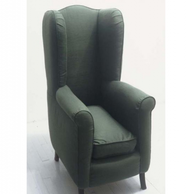green wing chair